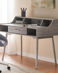 Mid Century Modern Desk with Drawers - From Where -
