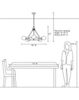 Mid Century Modern Globe Round Chandeliers - From Where -