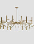 Mid Century Modern Gold Sputnik Chandelier - From Where -