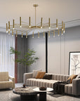 Mid Century Modern Gold Sputnik Chandelier - From Where -