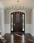 Mid Century Modern Gold Sputnik Chandelier - From Where -