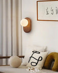 Mid Century Wall Sconce Wood Semi - Flush Mount Light Fixture - From Where -