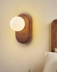 Mid Century Wall Sconce Wood Semi - Flush Mount Light Fixture - From Where -