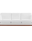 Mid Century White Modern Sofa - From Where -