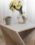 Millwood Pines Block End Table - From Where -