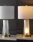 Minimalist Glass Iron Table Lamps - From Where -