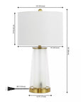 Minimalist Glass Iron Table Lamps - From Where -