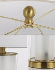 Minimalist Glass Iron Table Lamps - From Where -