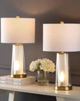 Minimalist Glass Iron Table Lamps - From Where -