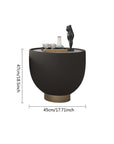 Minimalist Small Round Tea Table - From Where -