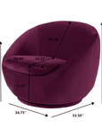 Mira Single Swivel Chair - From Where -