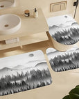 Misty Forest Bathroom Decor Set - From Where -