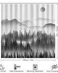 Misty Forest Bathroom Decor Set - From Where -