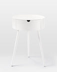 Mitzi White Nightstand (15.75") - From Where -