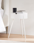 Mitzi White Nightstand (15.75") - From Where -
