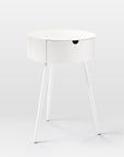 Mitzi White Nightstand (15.75") - From Where -