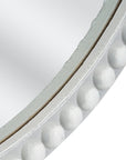 Moby's 30" Beaded Frame Mirror - From Where -
