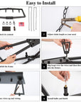 Modern 8 Lights Metal Light Fixture - From Where -