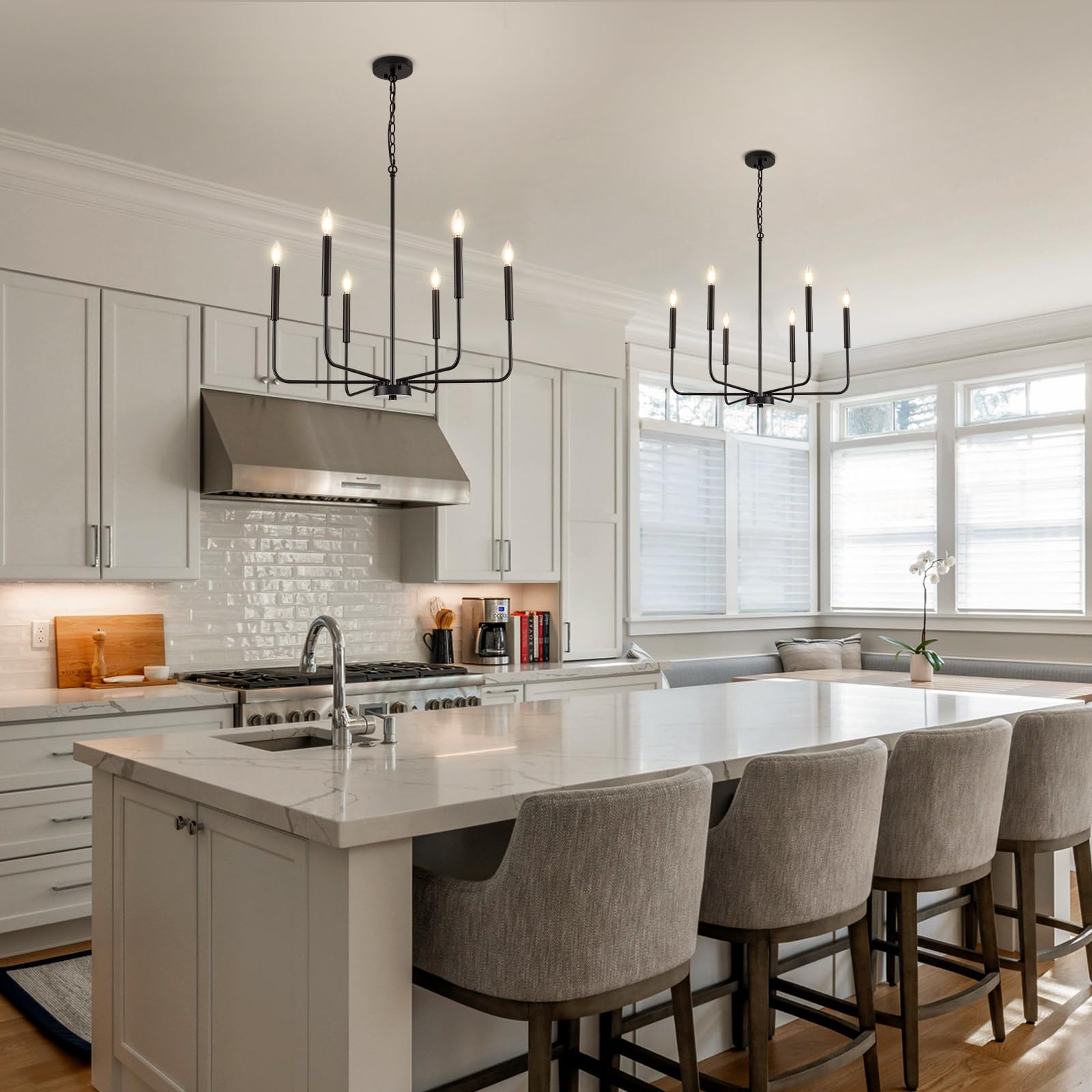 Modern Black Chandelier - From Where -