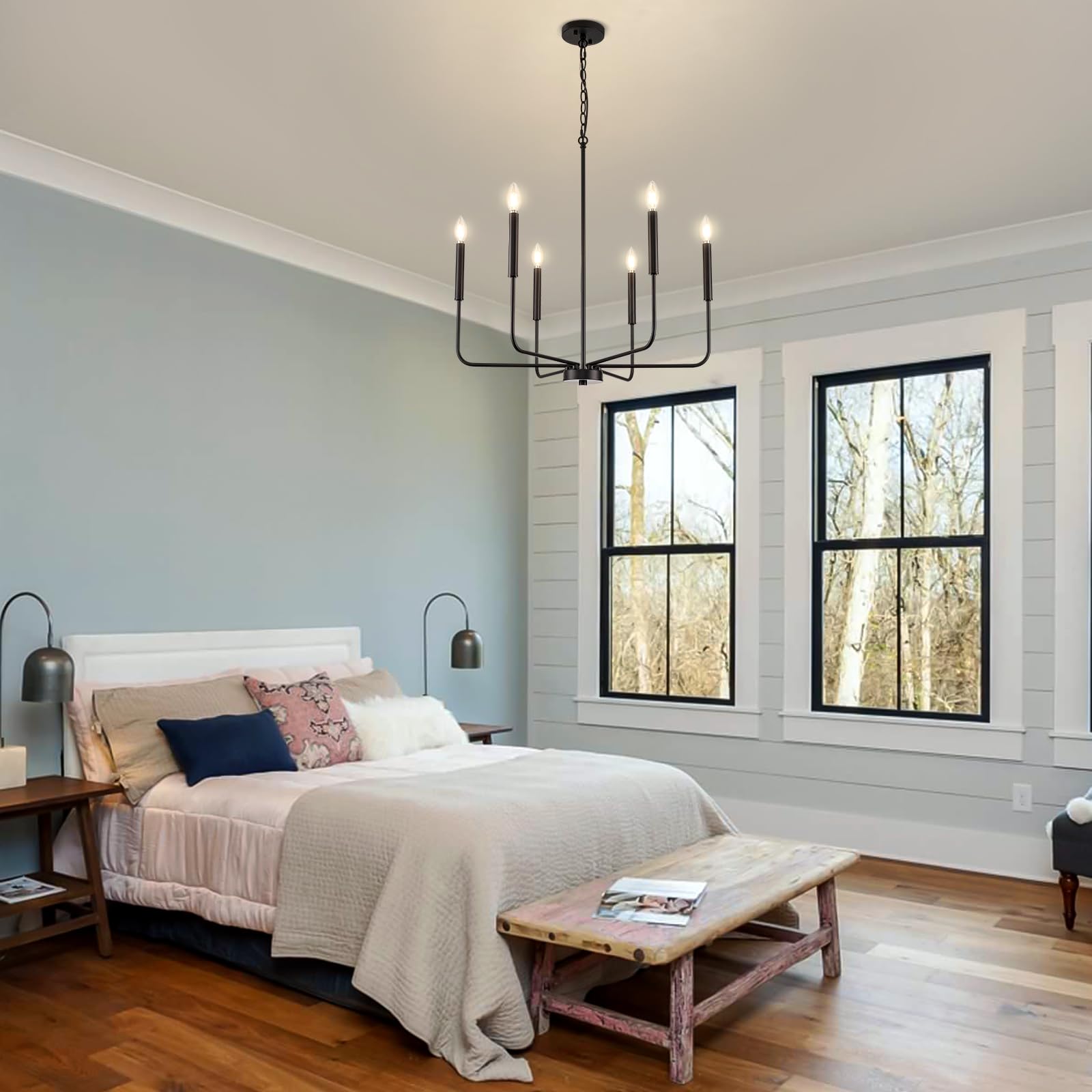 Modern Black Chandelier - From Where -