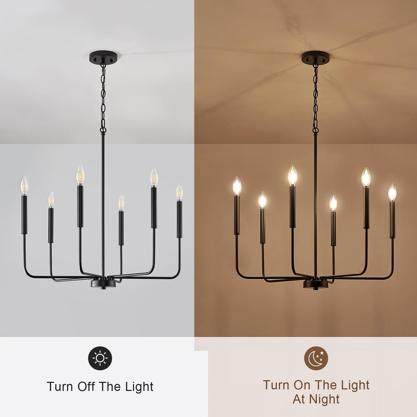 Modern Black Chandelier - From Where -