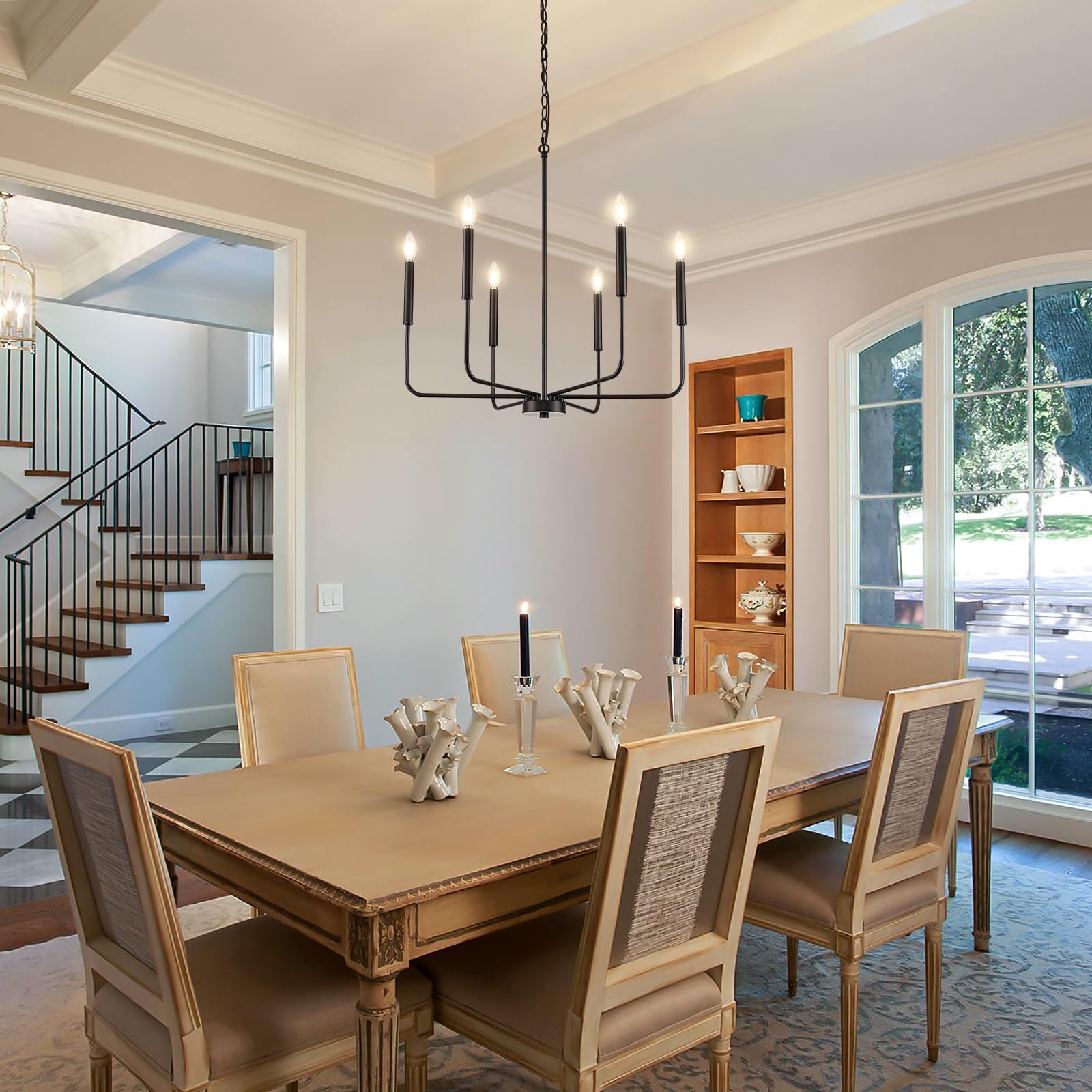 Modern Black Chandelier - From Where -