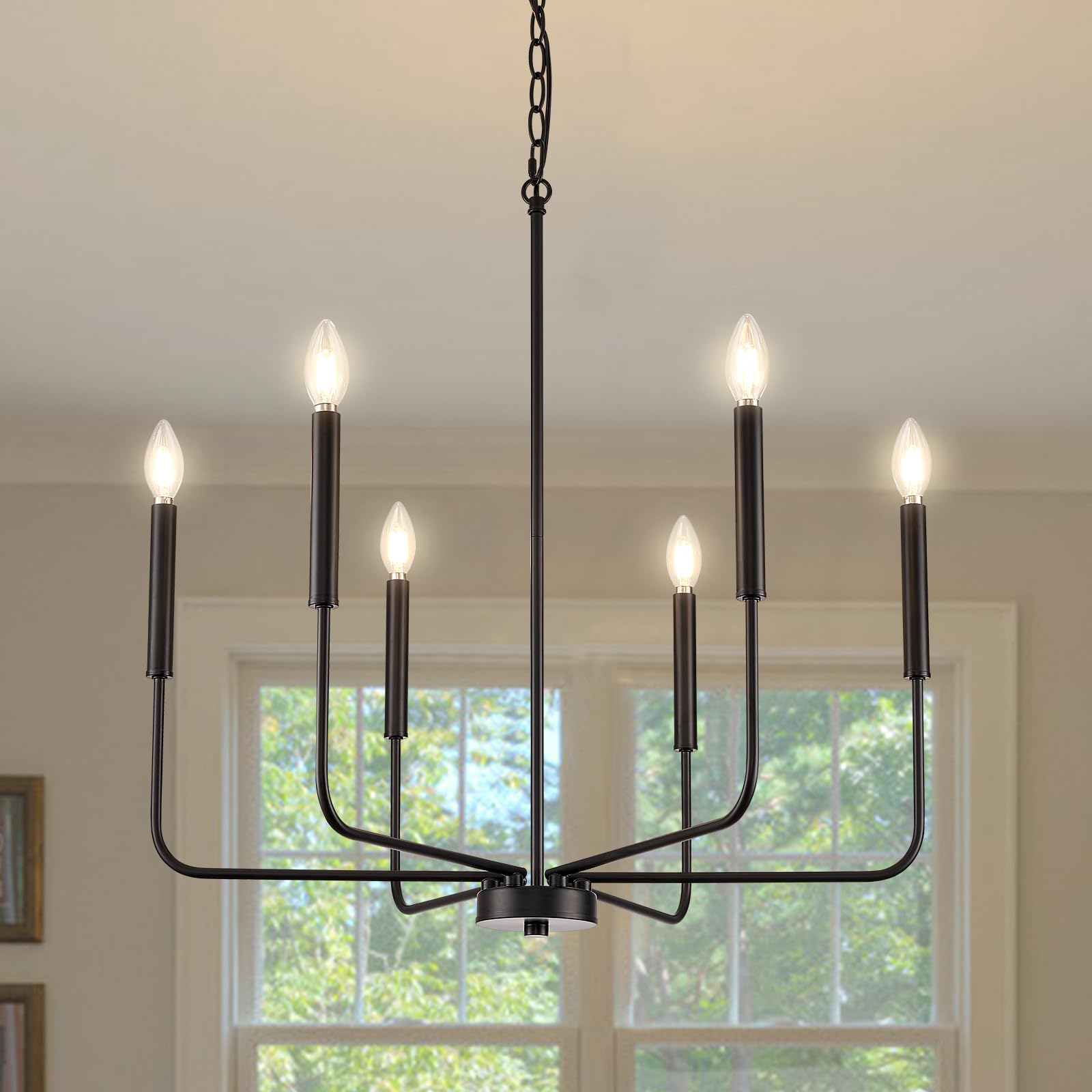Modern Black Chandelier - From Where -