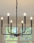 Modern Black Chandelier - From Where -