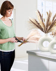 Modern Ceramic Vases (Set of 2) - From Where -