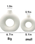 Modern Ceramic Vases (Set of 2) - From Where -