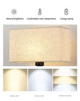 Modern Chinese Style Fabric Wall Lamp - From Where -