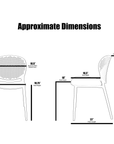 Modern Dining Side Chair (Set of 2) - From Where -