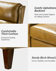 Modern Genuine Leather Recliner (Set of 2) - From Where -