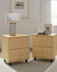Modern Geometric Nightstand (Set of 2) - From Where -