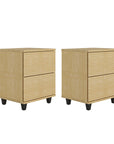 Modern Geometric Nightstand (Set of 2) - From Where -