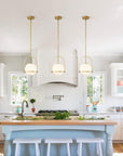 Modern Gold Globe Pendant Light - From Where -