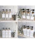 Modern Gold Pump Bottles (Set of 3) - From Where -
