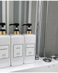 Modern Gold Pump Bottles (Set of 3) - From Where -