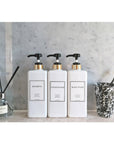 Modern Gold Pump Bottles (Set of 3) - From Where -