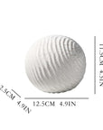 Modern Minimalist Light Luxury Striped Spherical Decoration - From Where -