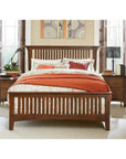 Modern Mission Vintage Oak Bed - From Where -