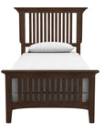Modern Mission Vintage Oak Bed - From Where -