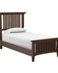 Modern Mission Vintage Oak Bed - From Where -
