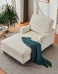 Modern Oversized Chaise Lounge Chair - From Where -