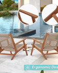 Modern Patio Lounge Chair (Set of 2) - From Where -