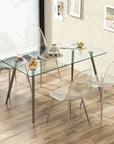 Modern Plastic Shell Side Chair (Set of 4) - From Where -