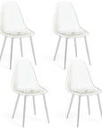 Modern Plastic Shell Side Chair (Set of 4) - From Where -