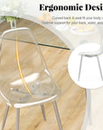 Modern Plastic Shell Side Chair (Set of 4) - From Where -