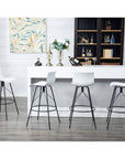 Modern Swivel Bar Stools (Set of 4) - From Where -