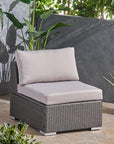 Modern Wicker Chaise Lounge - From Where -